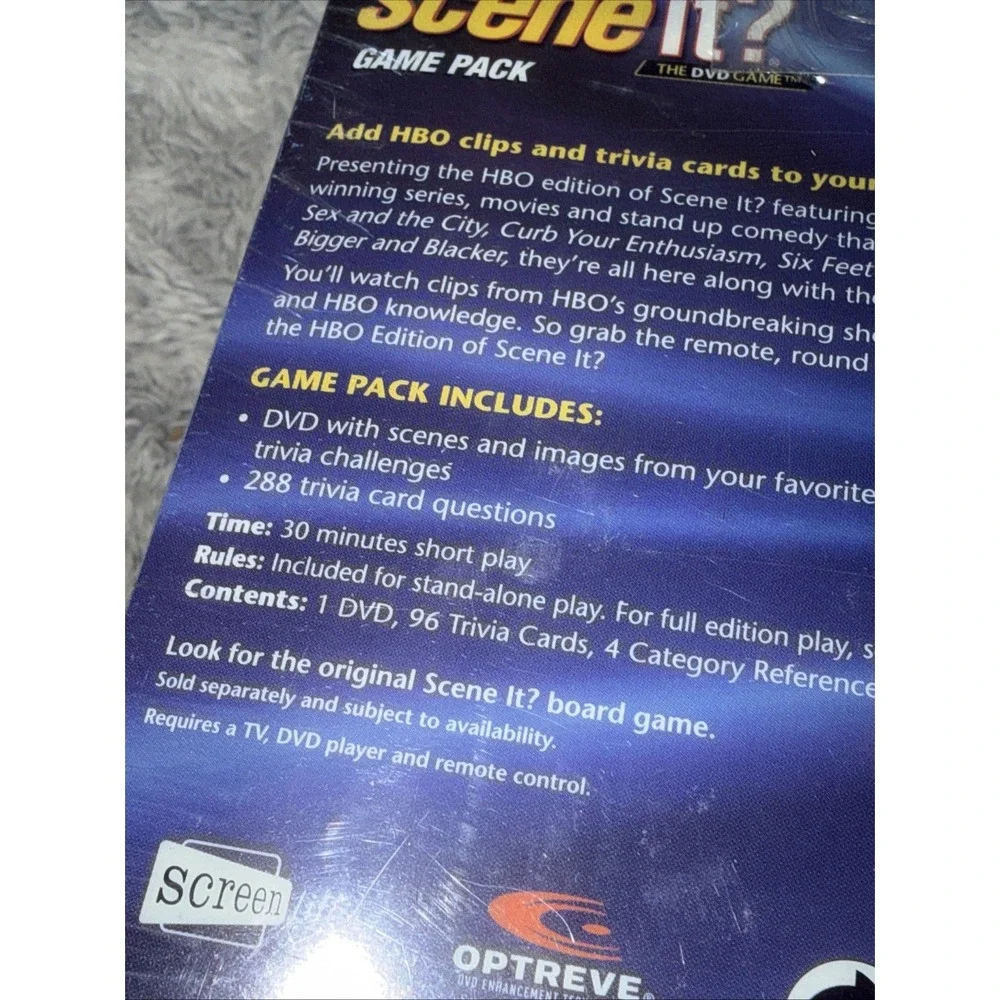 Scene It HBO Edition (Super Game Pack) (DVD / HD Video Game, 2005) Wholesale Lot